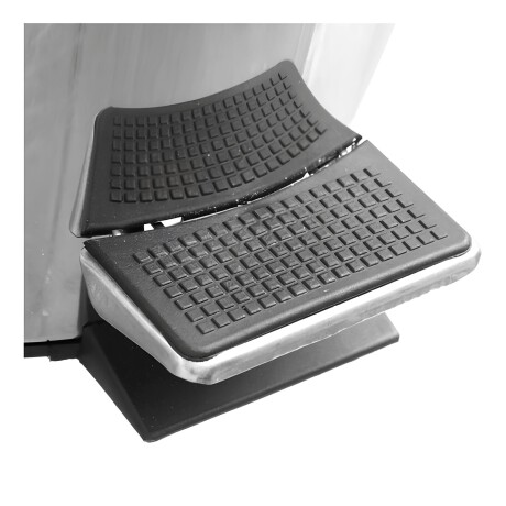 Set x2 papeleras acero inoxidable 3Lts y 12Lts Gris