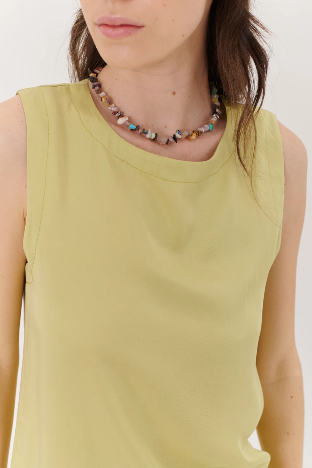 TOP TENCEL verde lima 2