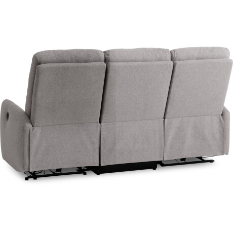 Sofa Vonsild 3 Cuerpos Reclinable Electr Gris