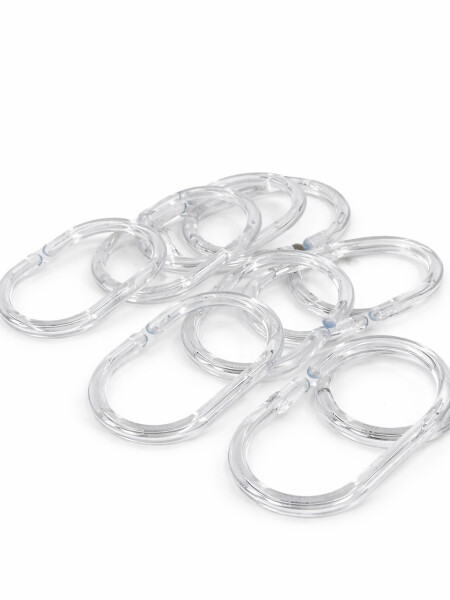 ARGOLLAS TRANPARENTES 12PCS TRANSPARENTE