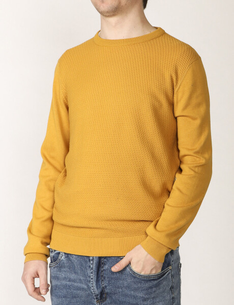 470987 SWEATER HARRINGTON LABEL Amarillo