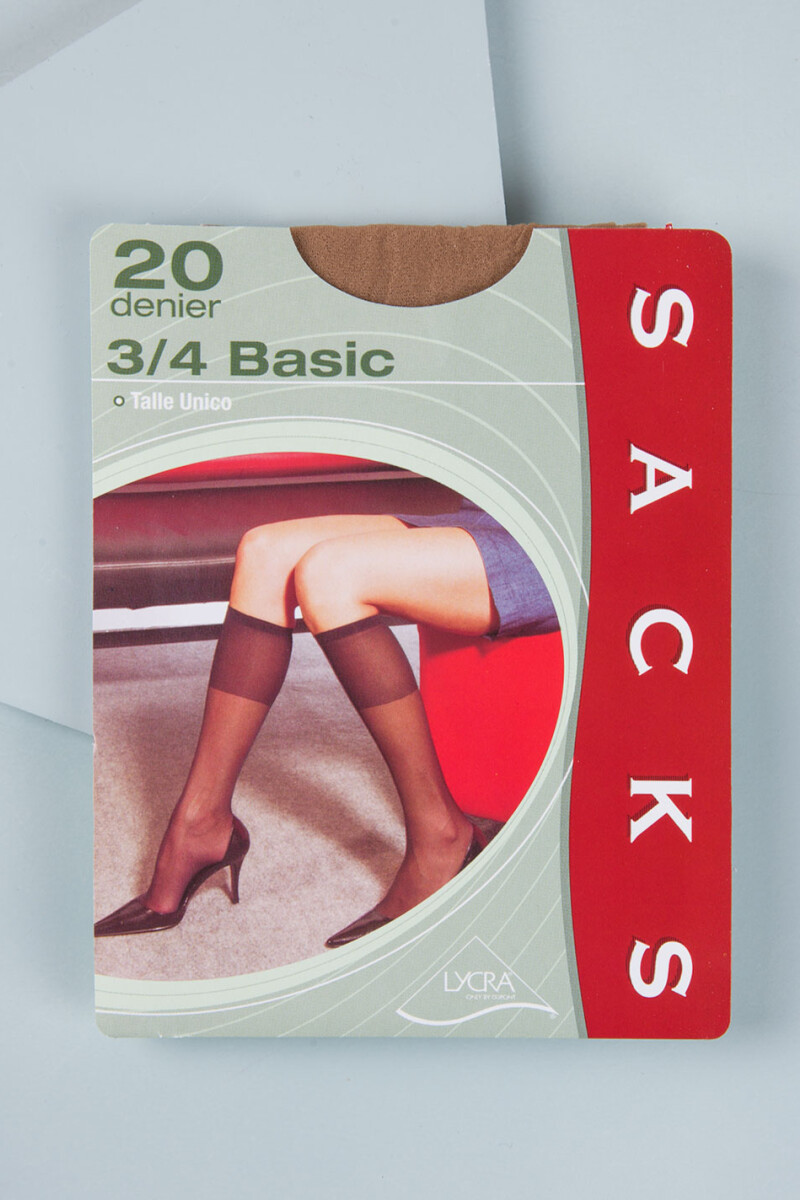 Medias 3/4 de lycra para pantalôn Tostados