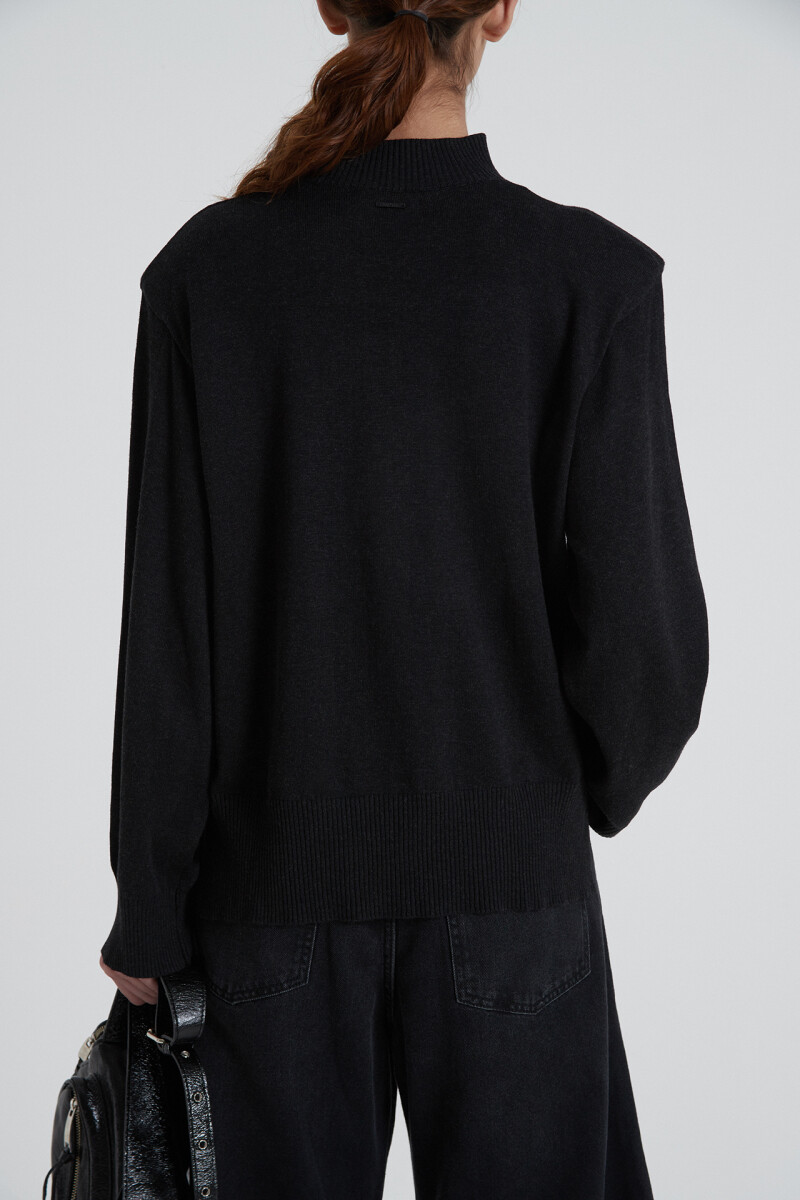 SWEATER ANCHO AGEN Negro