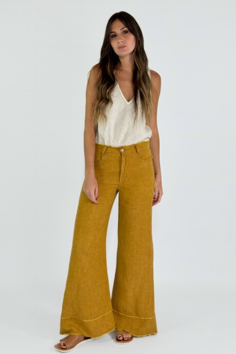 PANTALON RUFINA Amarillo