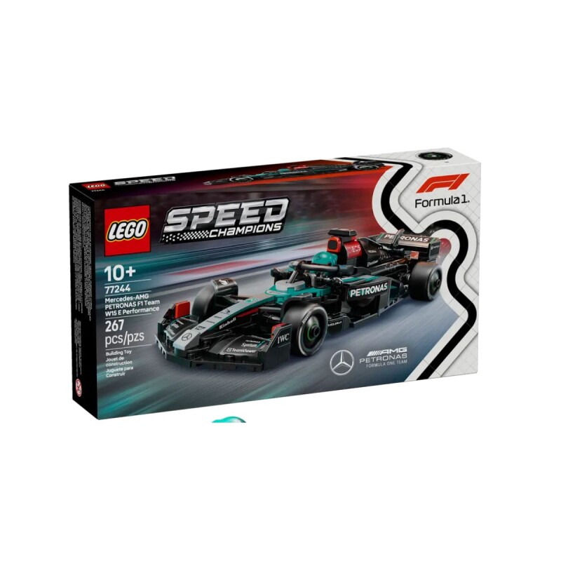 Bloques para armar Lego F1 Auto de Carreras Mercedes W15 267 Pcs 10+ Bloques Para Armar Lego F1 Auto De Carreras Mercedes W15 267 Pcs 10+