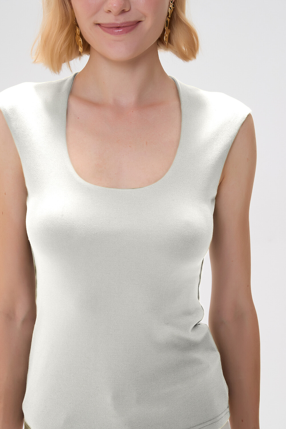 Musculosa Clia Marfil / Off White