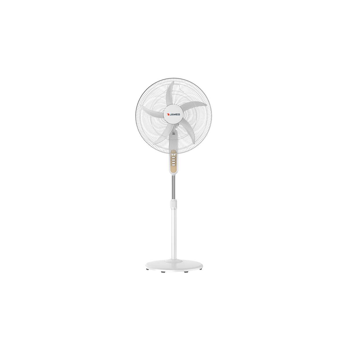 Ventilador de Pie Blanco 3 Velocidades James 