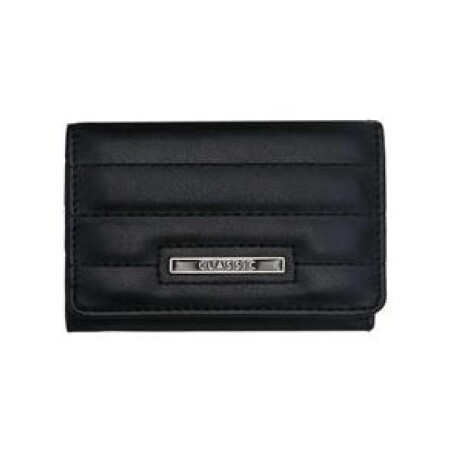 Billetera broche negro