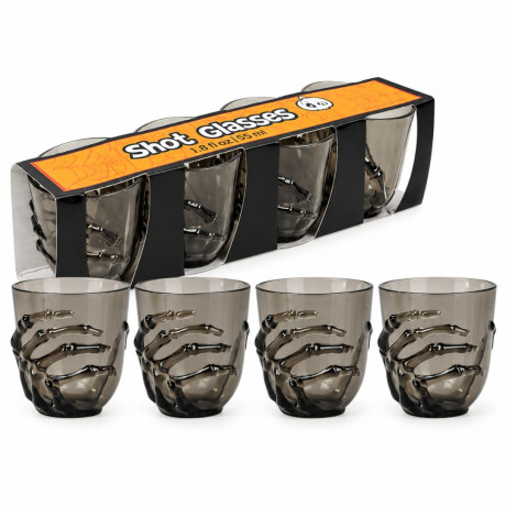 Set de 4 vasos para shot 55ml Halloween Set de 4 vasos para shot 55ml Halloween