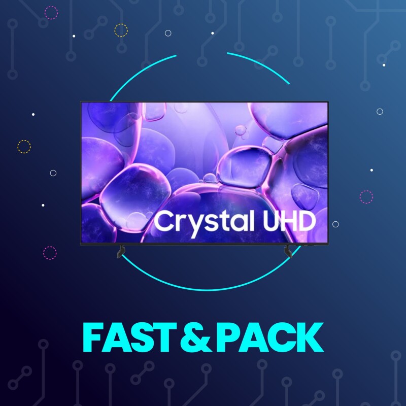 Fast&Pack Smart TV Samsung43" Crystal U8000F UHD 4K + Instalación Fast&Pack Smart TV Samsung43" Crystal U8000F UHD 4K + Instalación
