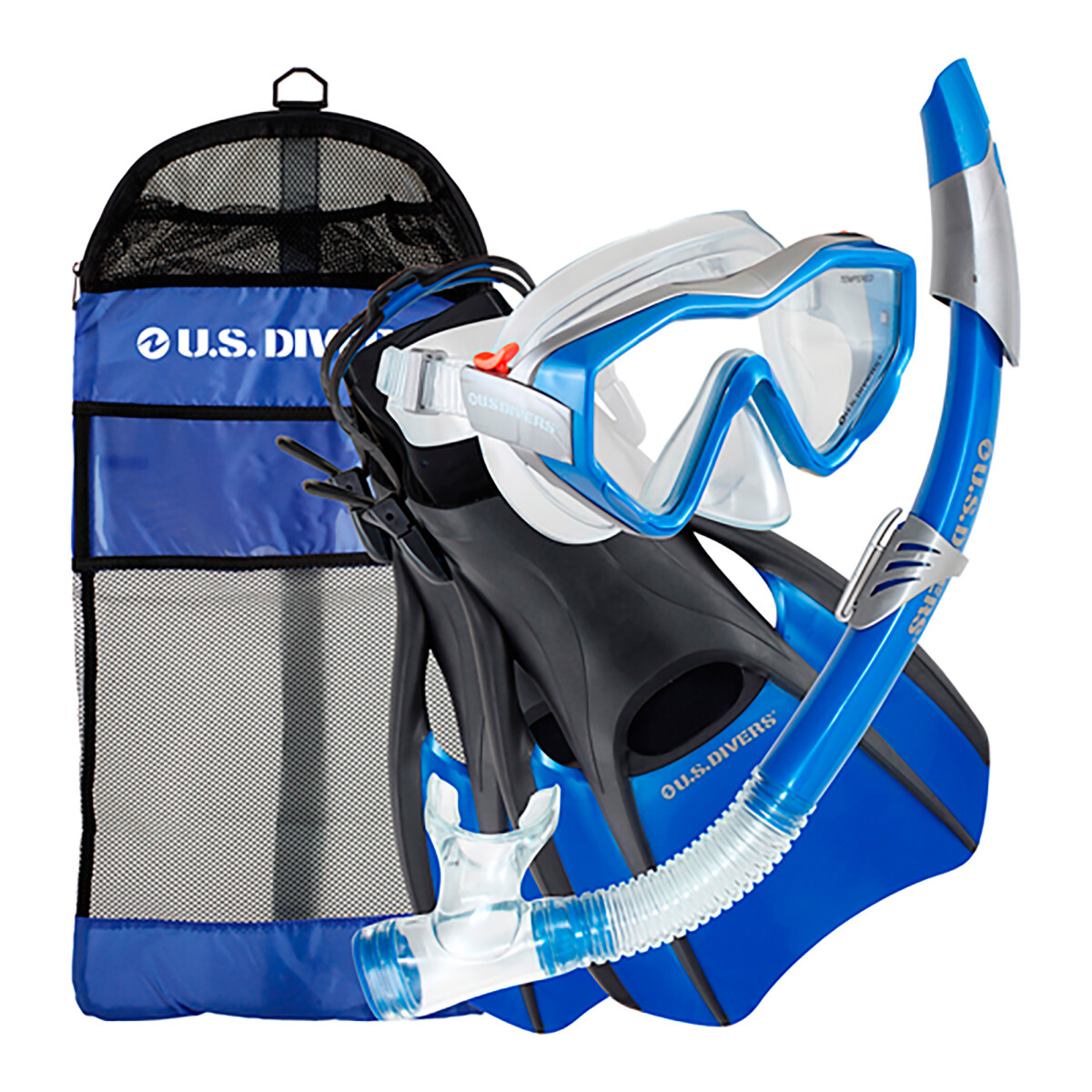 Us Divers - Kit para Agua Anacapa LX / Sonora / Trek / Gear Bag 279405 - Aletas + Máscara de 1 Venta - 001 