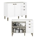 COCINA MODULADA 3.50 MT BLANCA - CLASSY COCINA MODULADA 3.50 MT BLANCA - CLASSY