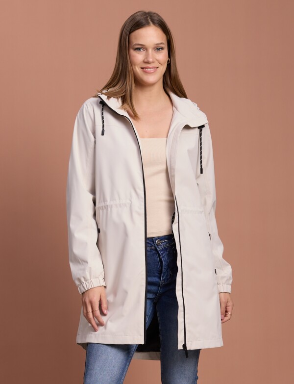 Gabardina Water Repellent BEIGE CLARO