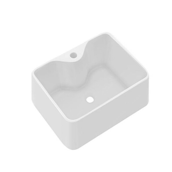 LAVABO PRISMA 46.5X36X13 BLANCO BOSI Lavabo Prisma 46.5x36x13 Blanco Bosi