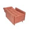 Poltrona Reclinable Con Puff Montreal Terracota Poltrona Reclinable Con Puff Montreal Terracota