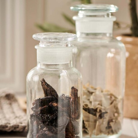 FRASCO CONT C/TAPA VIDRIO TRANSPARENTE TRANSPARENTE