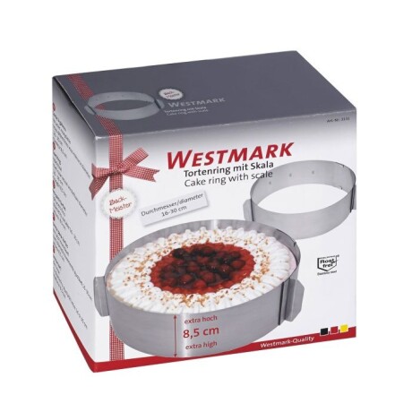 Aro torta inox extensible 16 a 30cm Westmark Aro torta inox extensible 16 a 30cm Westmark