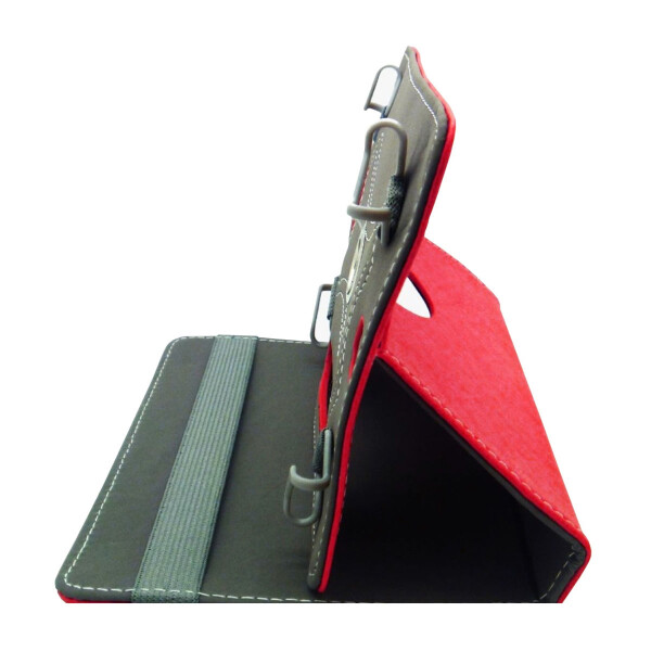 Estuche Protector Para Tablet 7" 9" Base Giratoria ROJO