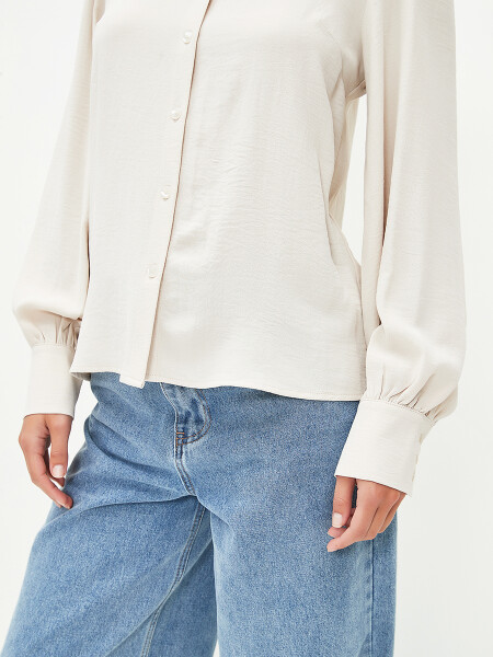 CAMISA BURGOS BEIGE CLARO