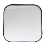 ESPEJO MADERA 40x40CM REDONDEADO NEGRO ESPEJO MADERA 40x40CM REDONDEADO NEGRO