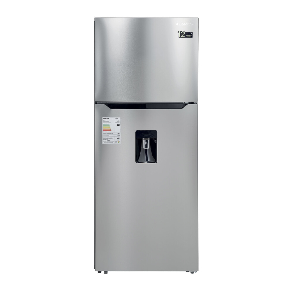 HELADERA JAMES FRÍO SECO 448-LITROS GRIS RJ 571 INV INOX D