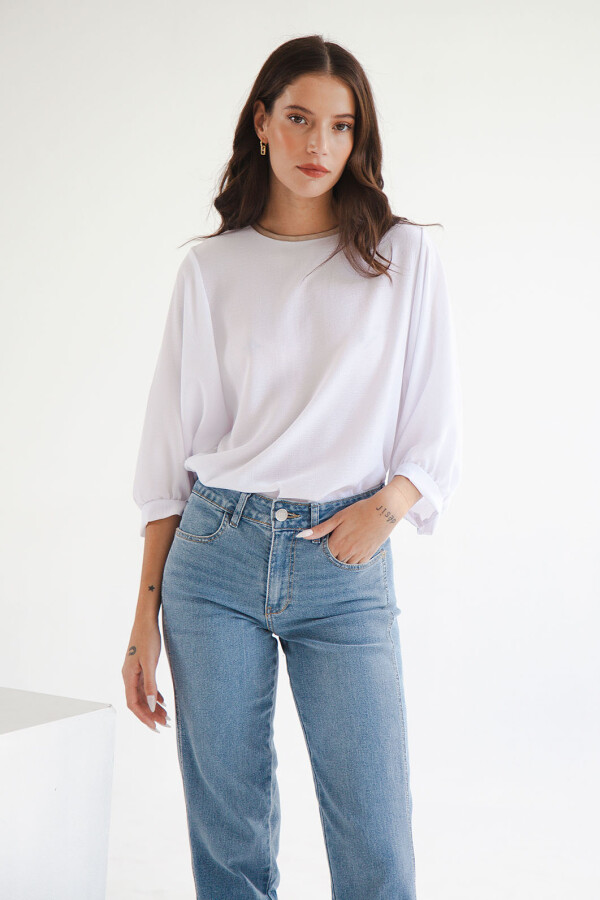 BLUSA GOLD BLANCO