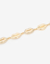 Chokers Metal Choker Boquitas Con Strass - Dorado