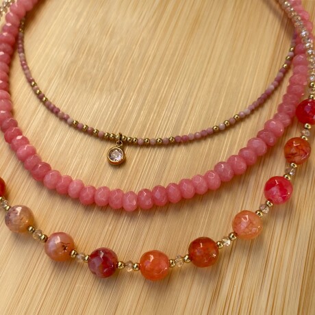 Collar FRESA en piedras naturales Collar FRESA en piedras naturales
