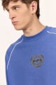SWEATER BIO WAVE OVER CREW A-azul