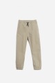 Jogger con elástico BEIGE