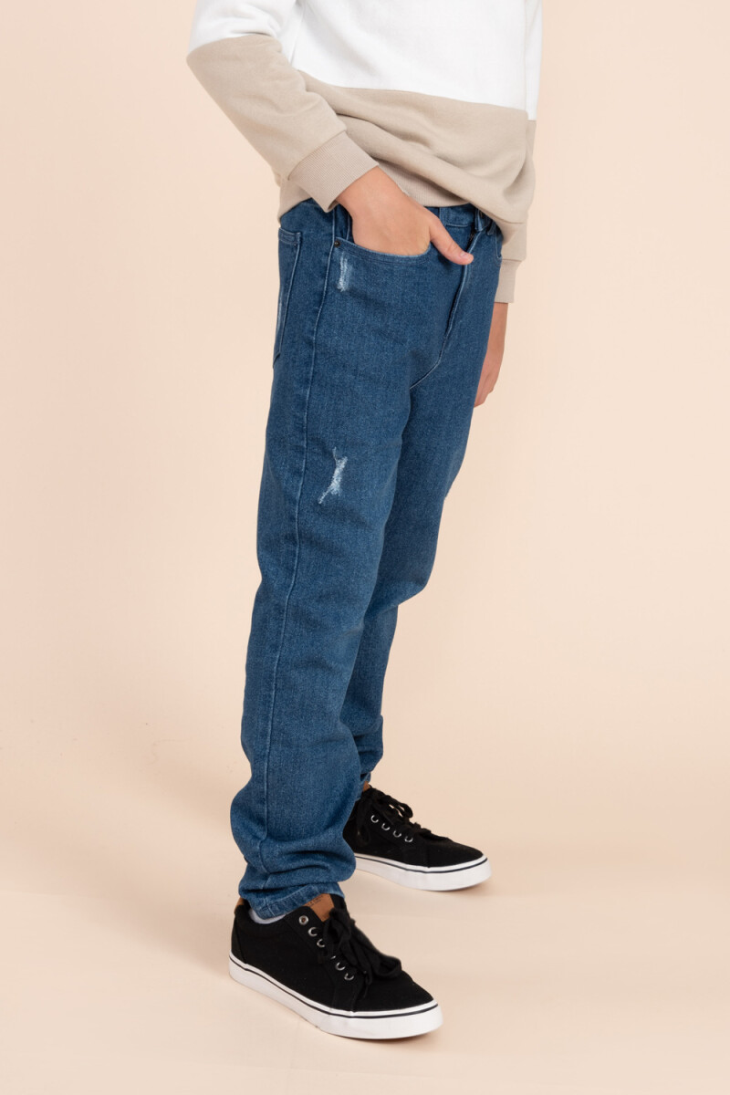 Jean recto Azul