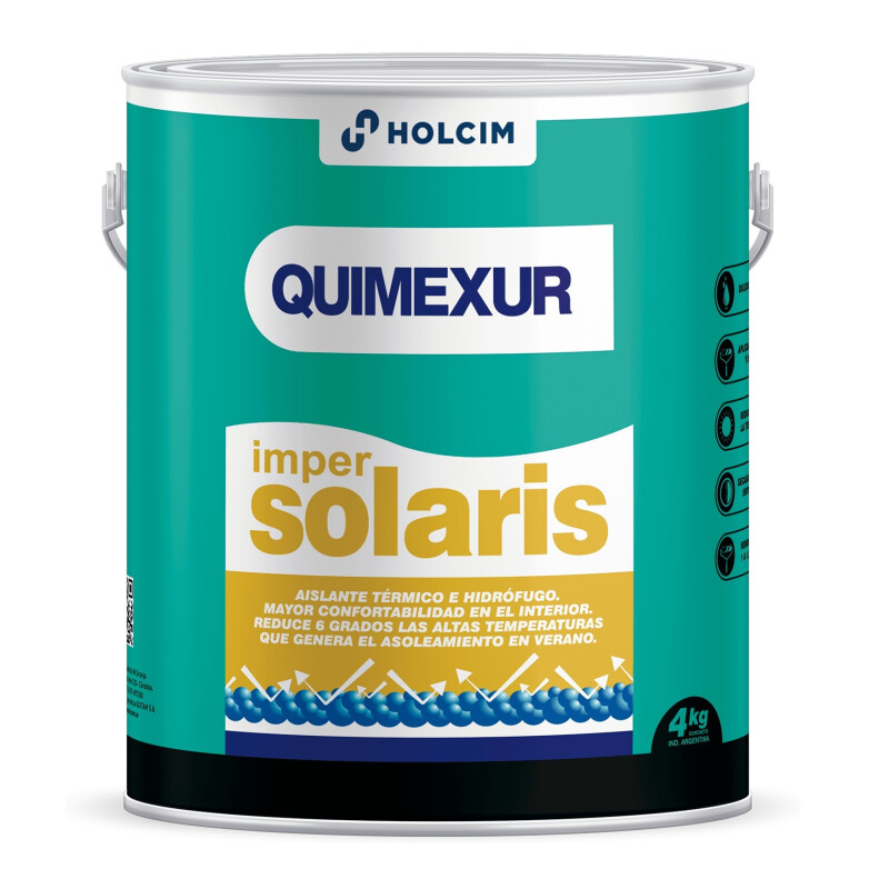 Membrana líquida Blanca Solaris Quimexur 4Kg Membrana líquida Blanca Solaris Quimexur 4Kg