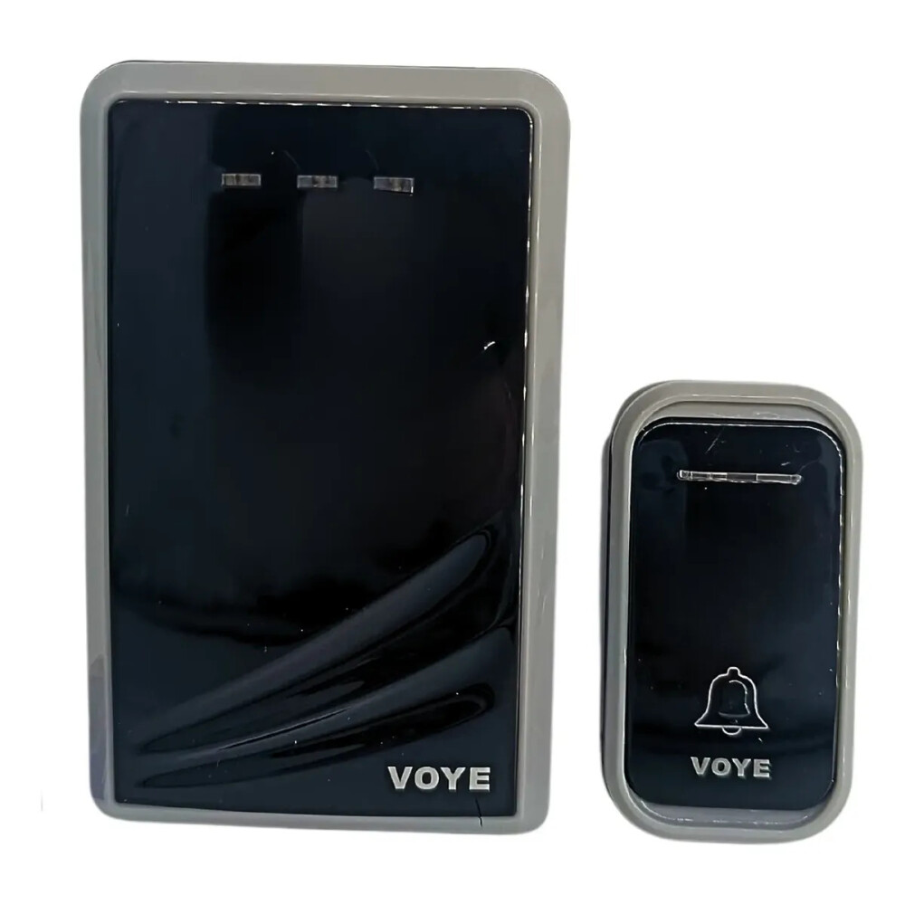 Timbre inalámbrico Voye negro Timbre inalámbrico Voye negro