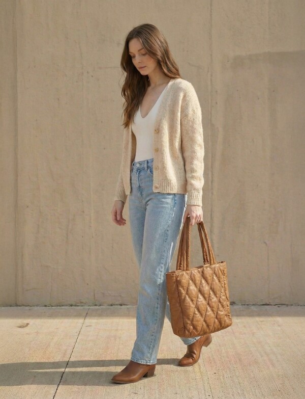 Bolso Capitoneado TERRACOTA