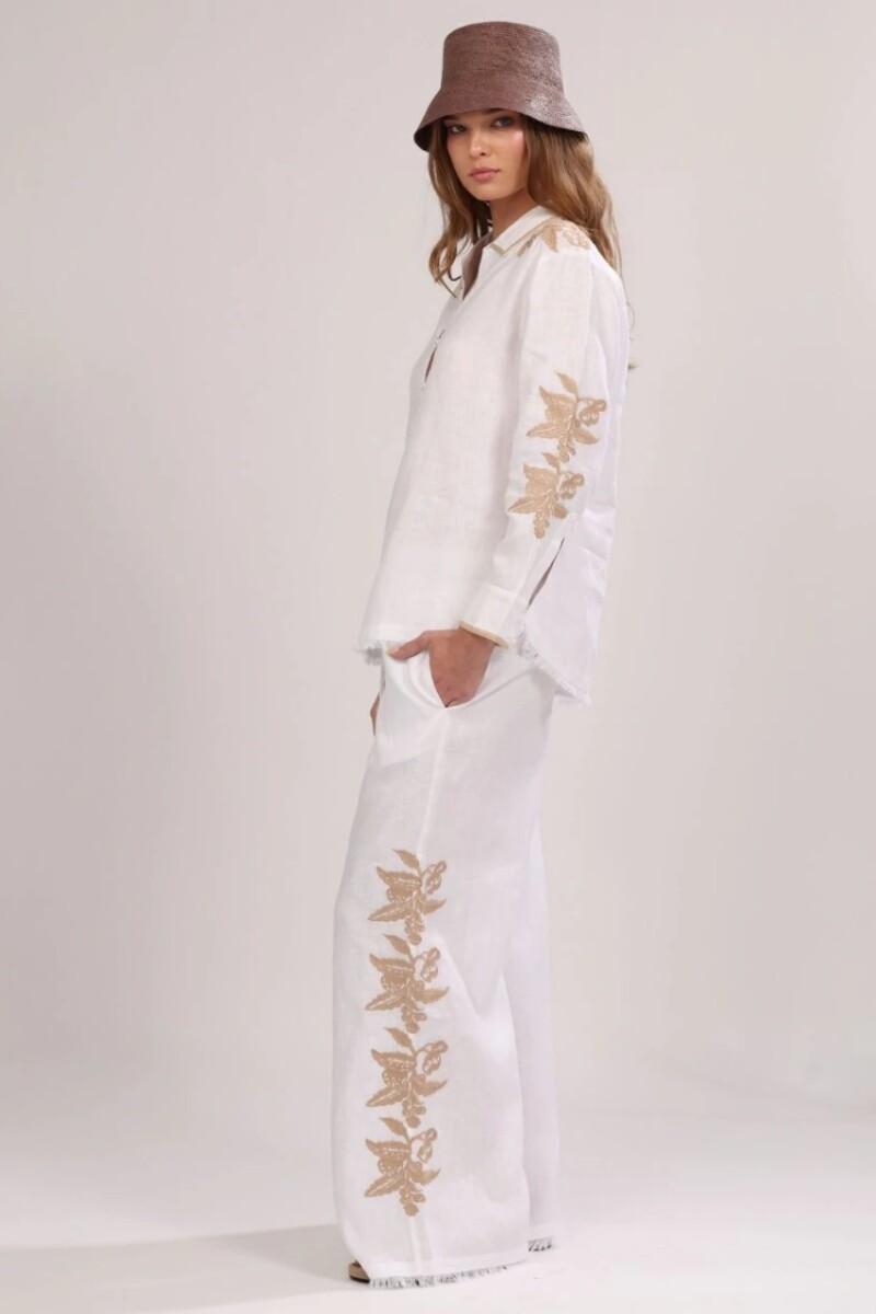 PANT FRAGOLA Blanco