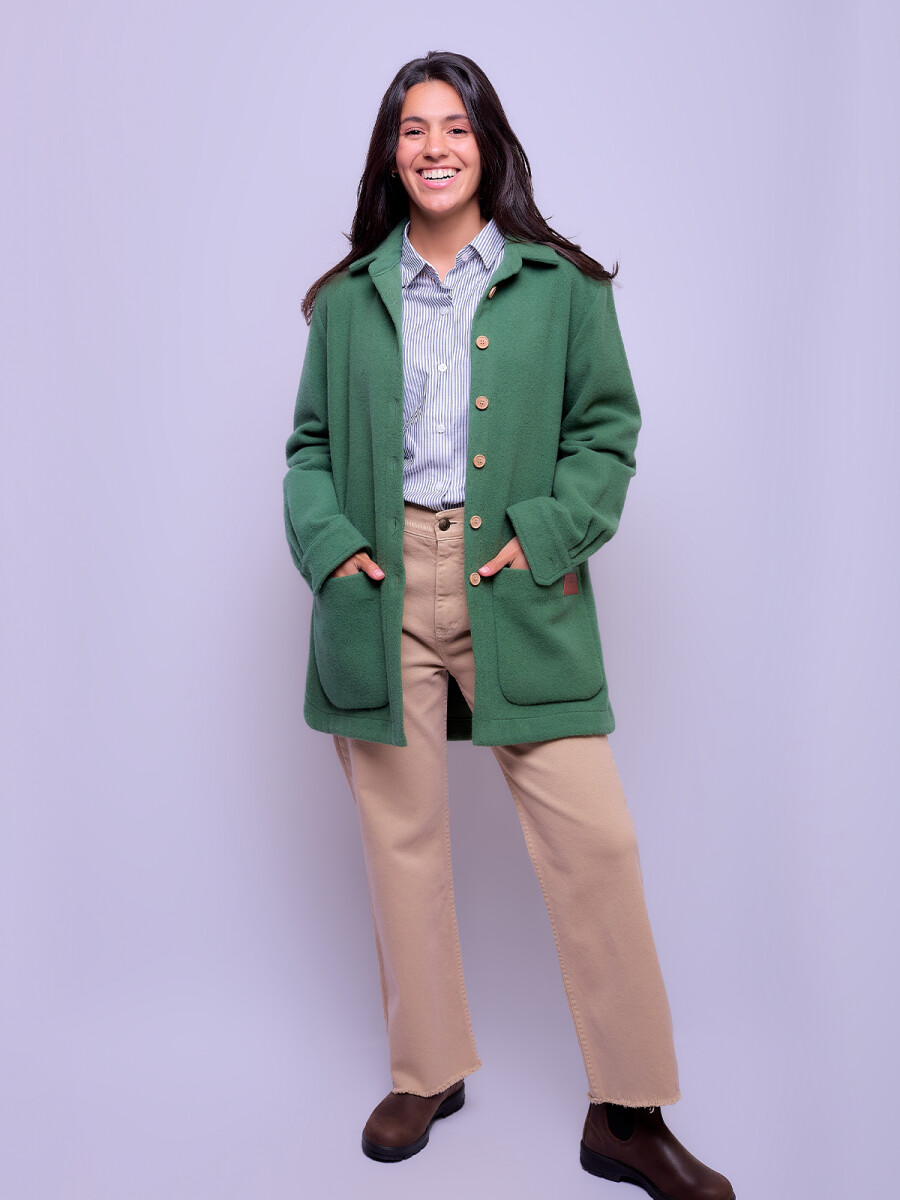 Camisa Leñadora Dama Viento - Verde 