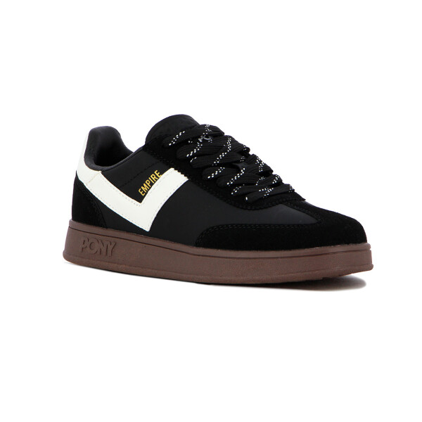 Pony Casual Empire Suede Unisex - Negro/Blanco Negro-Blanco