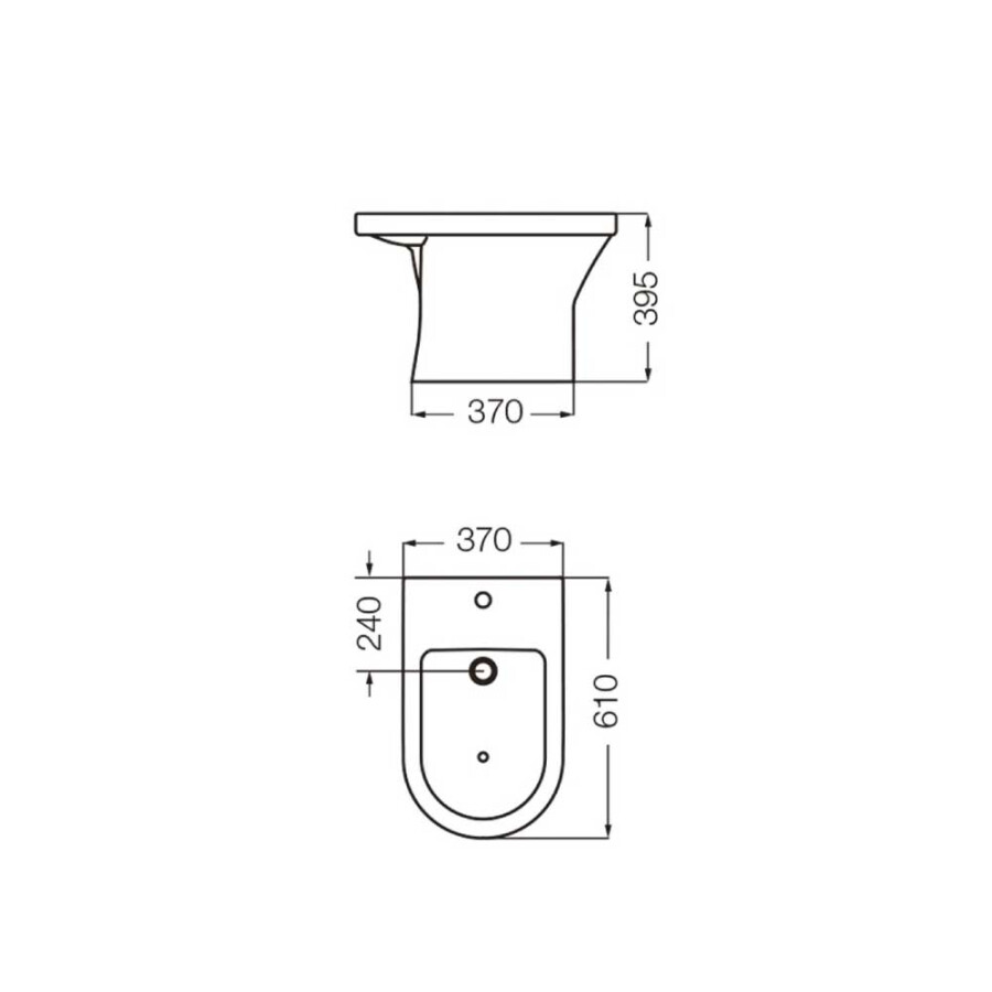 Bidet 1 agujero Varese Bidet 1 agujero Varese