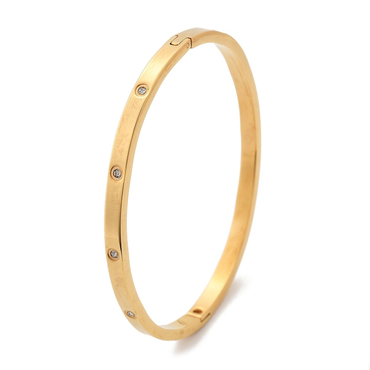 Pulsera MICA en acero dorado 