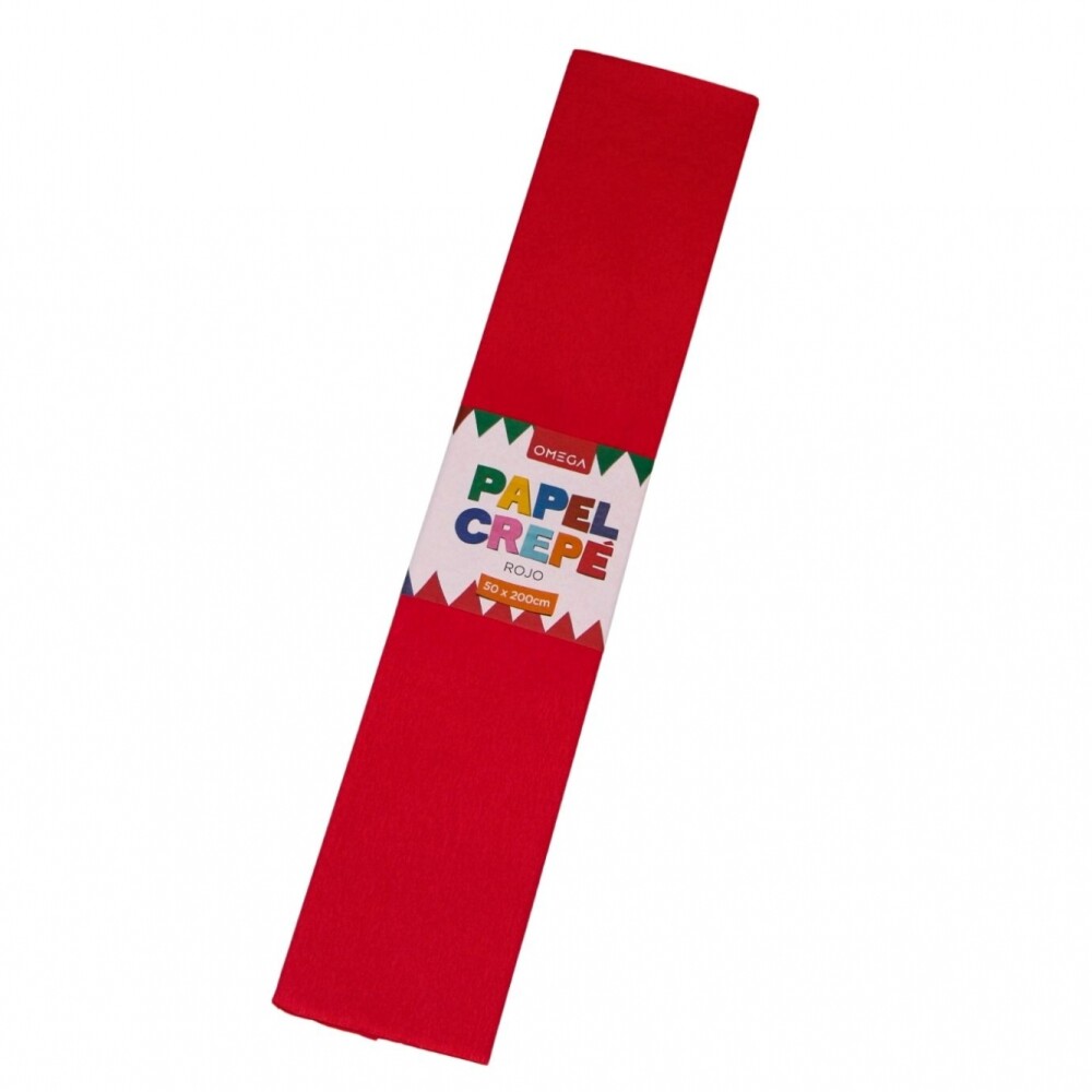 PAPEL CREPE 2MTS.X0.50 COLOR ROJO
