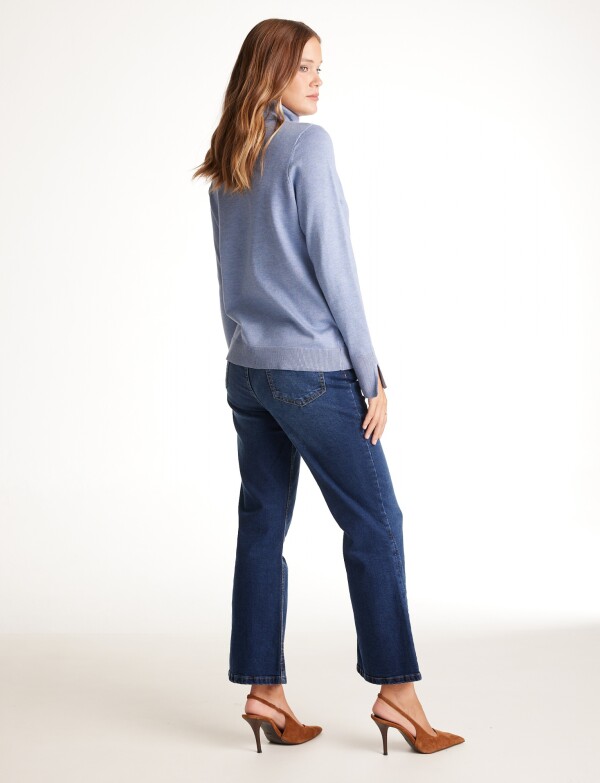 Polera Basica CELESTE