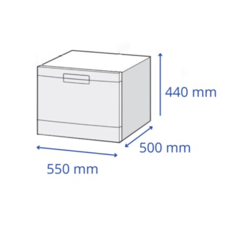 Lavavajillas James Compacto LVCM-6CD Inox Lavavajillas James Compacto LVCM-6CD Inox