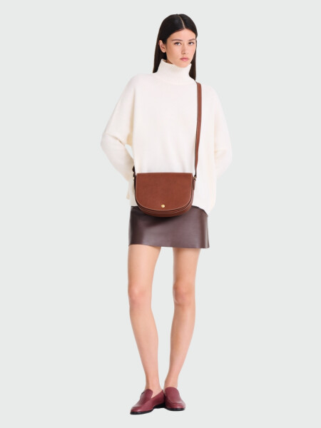 LONGCHAMP - EPURE, CARTERA CROSSBODY M Blanco