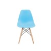 Silla DKR Base - En Madera - Infantil Celeste