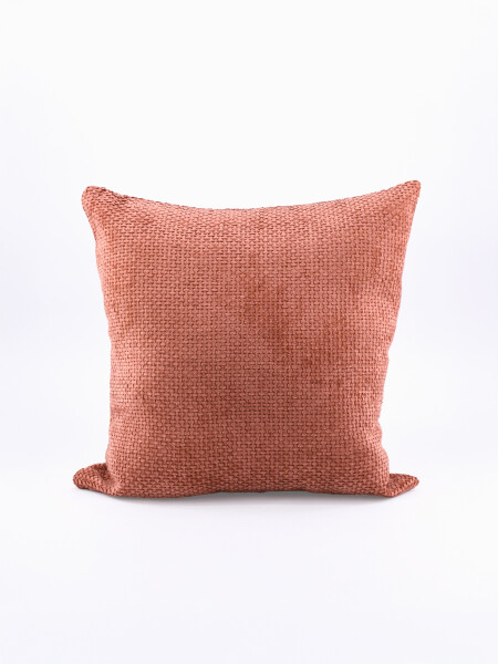 FUNDA ALMOHADON TRENZADO ROSADO
