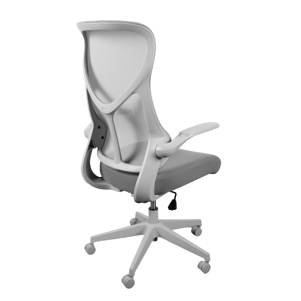 SILLA DE OFICINA MALLA-Y-METAL GRIS 3699F