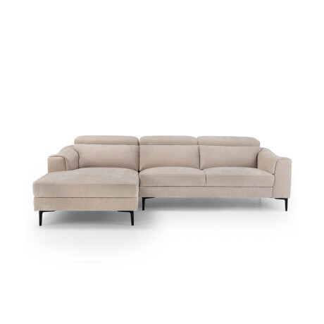Rinconera Luke - Tela Microfibra - Chaise Izquierda 6686-4 Beige