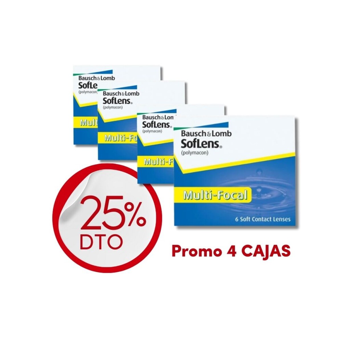 B&L Soflens multifocal descartable x6 