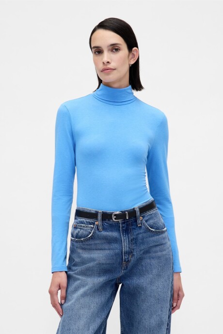 Remera Polera Mujer Union Blue