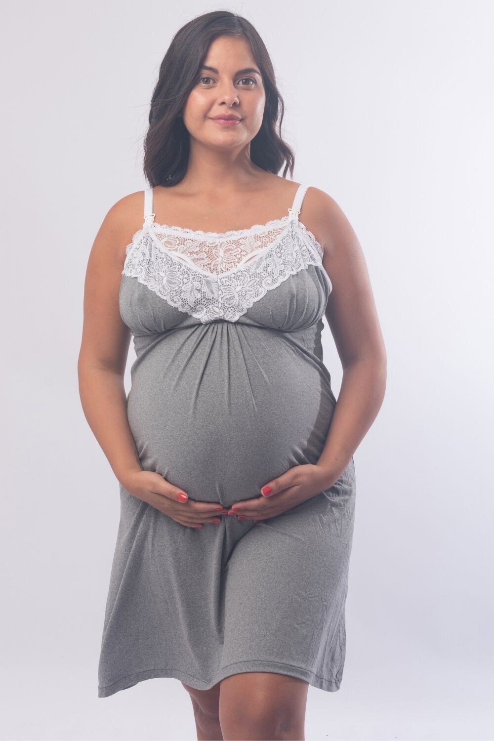 Camison Maternal Vale Gris